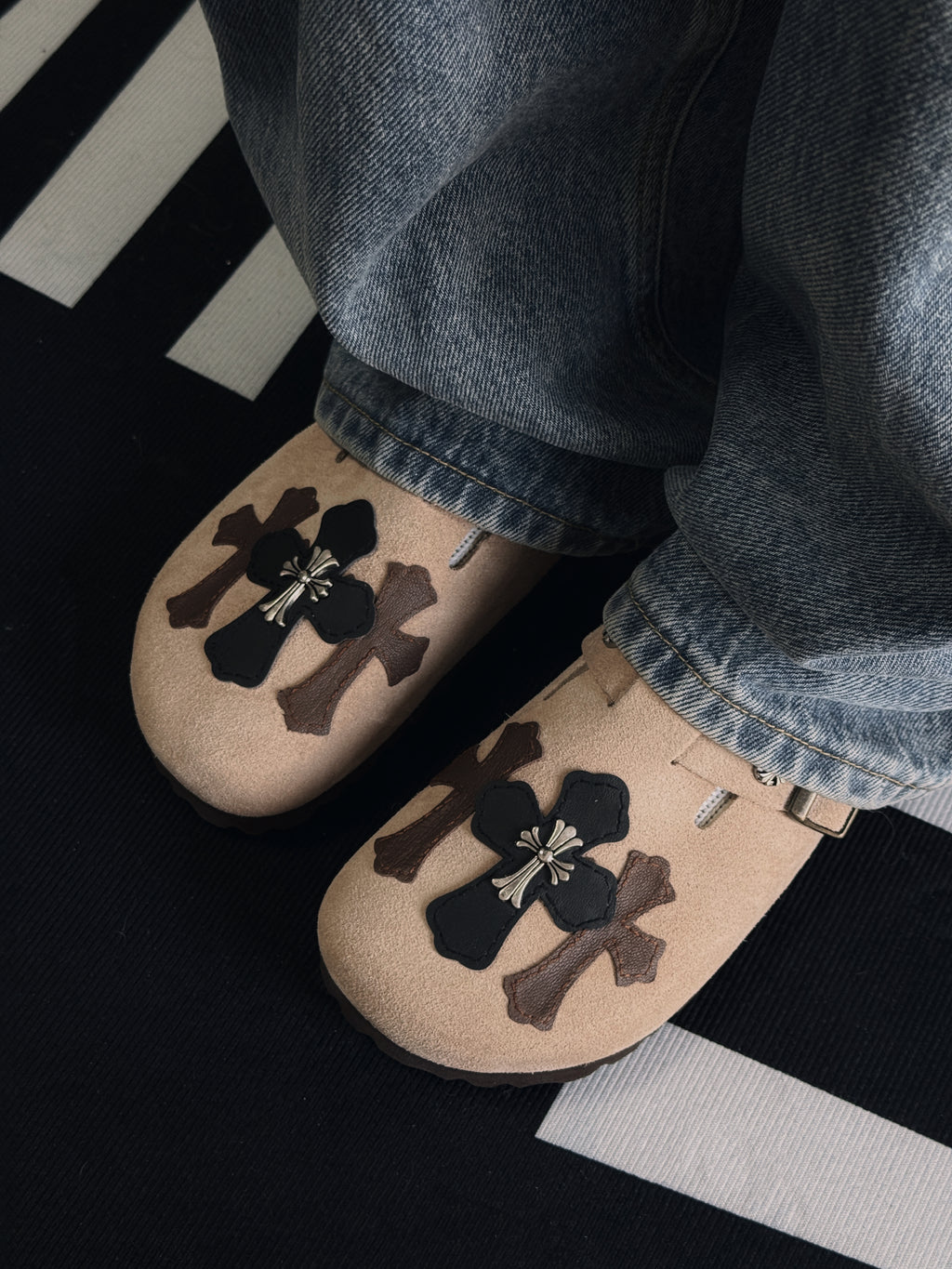 Chrome Hearts Birkenstock Handmade Cutsom