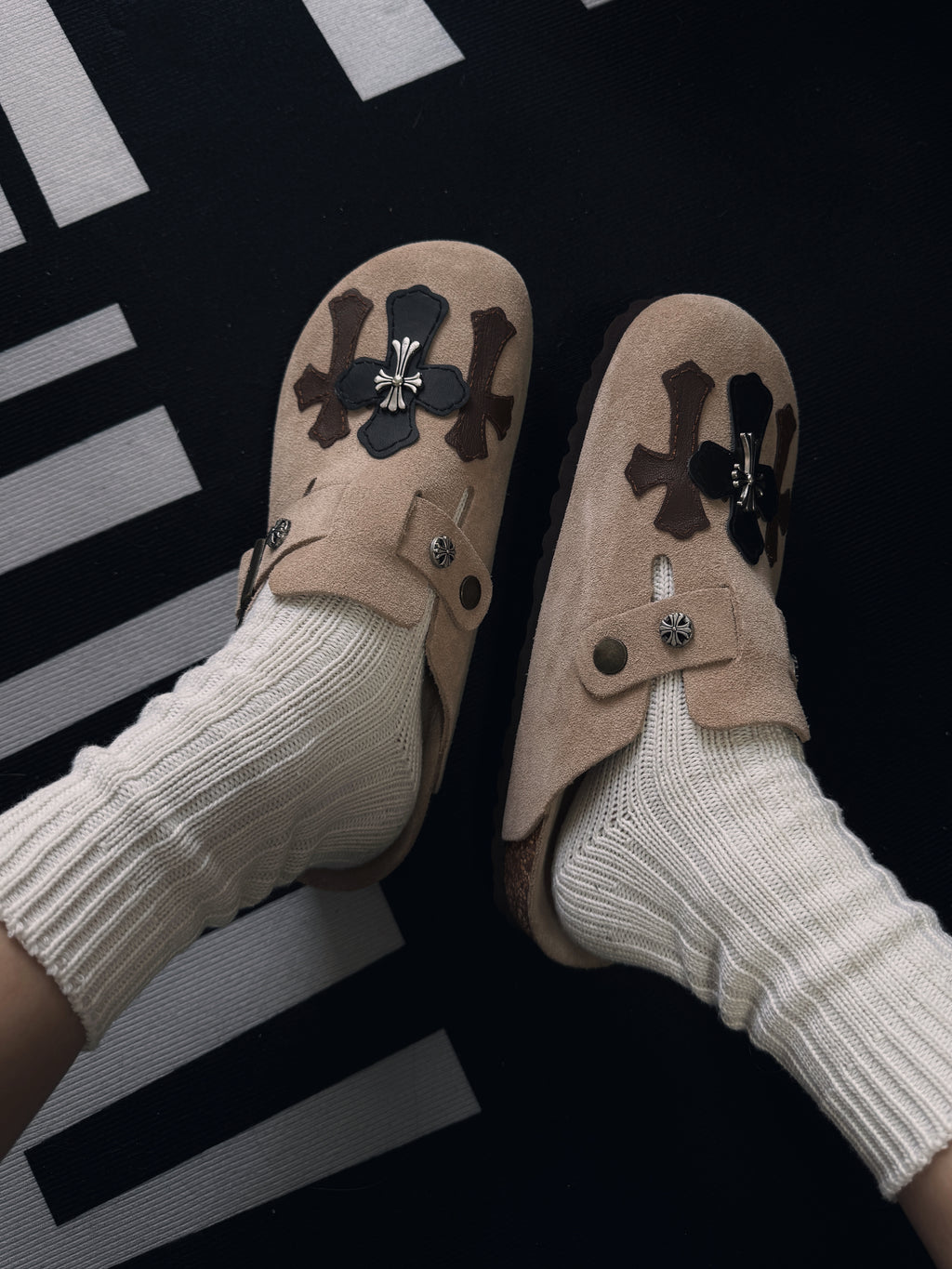 Chrome Hearts Birkenstock Handmade Cutsom