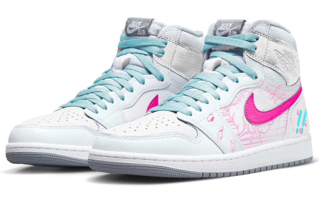 Nike Air Jordan 1 Retro High OG Neon Comic Custom