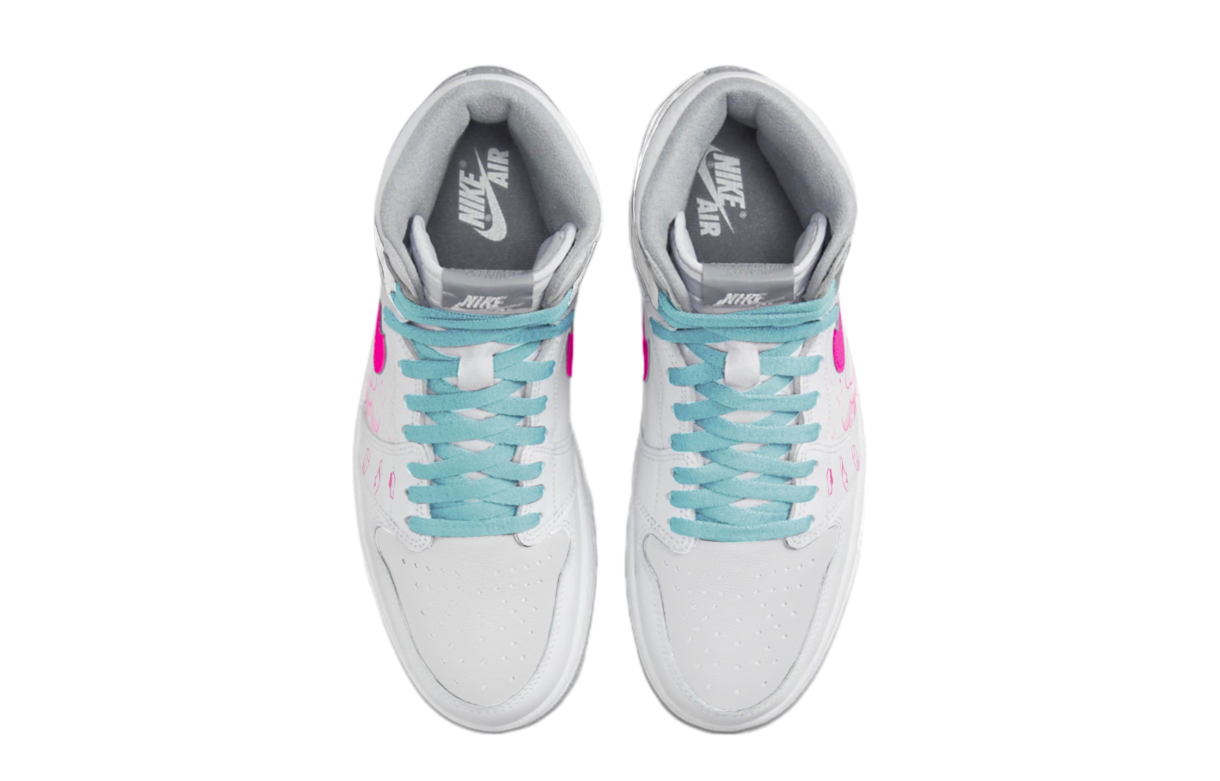 Nike Air Jordan 1 Retro High OG Neon Comic Custom