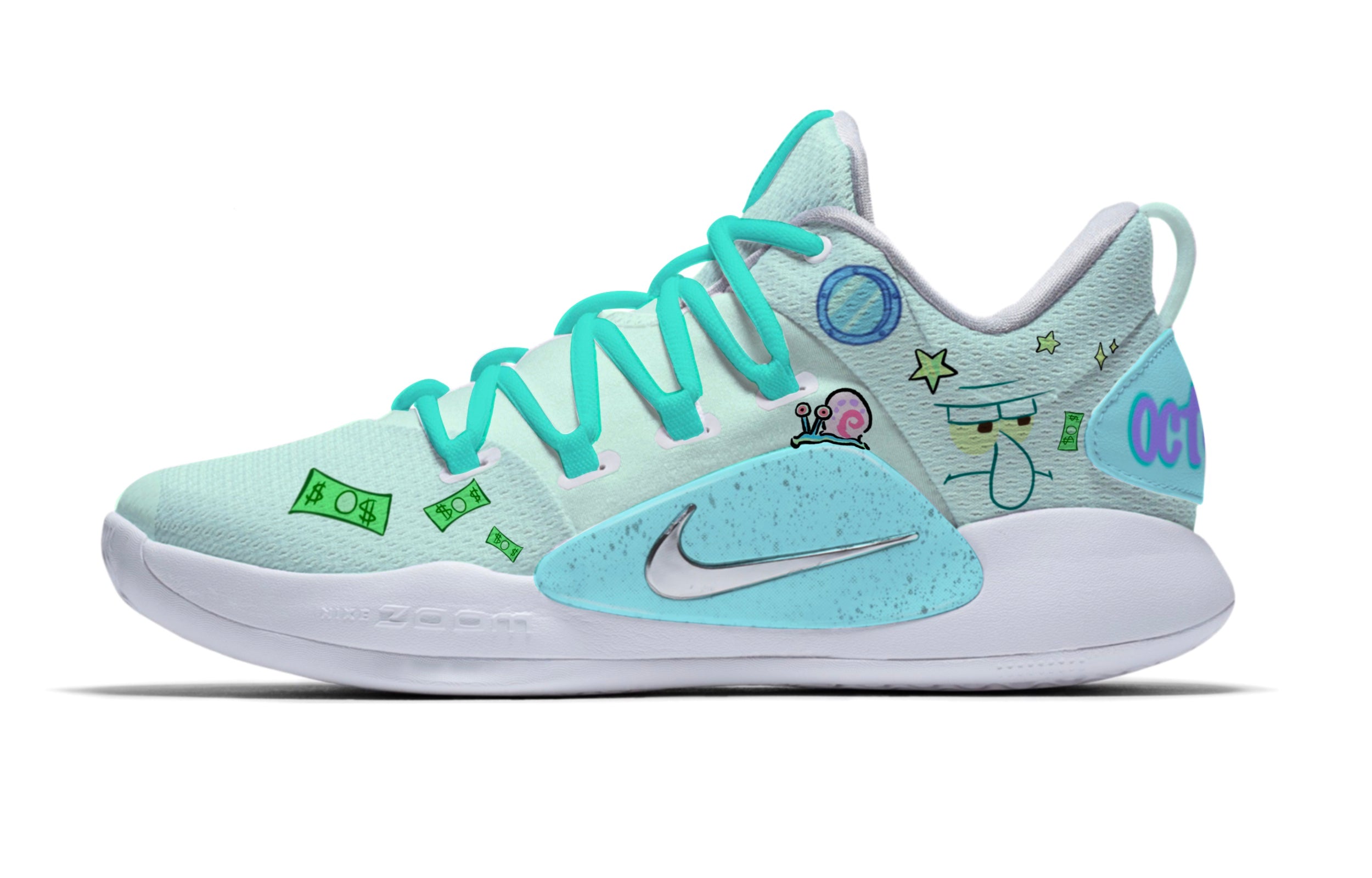 Nike Hyperdunk X Low Squidward Custom