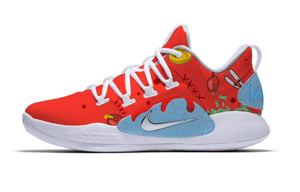 Nike Hyperdunk X Low Eugene H. Krabs Custom